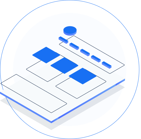 vector image of an mobile app